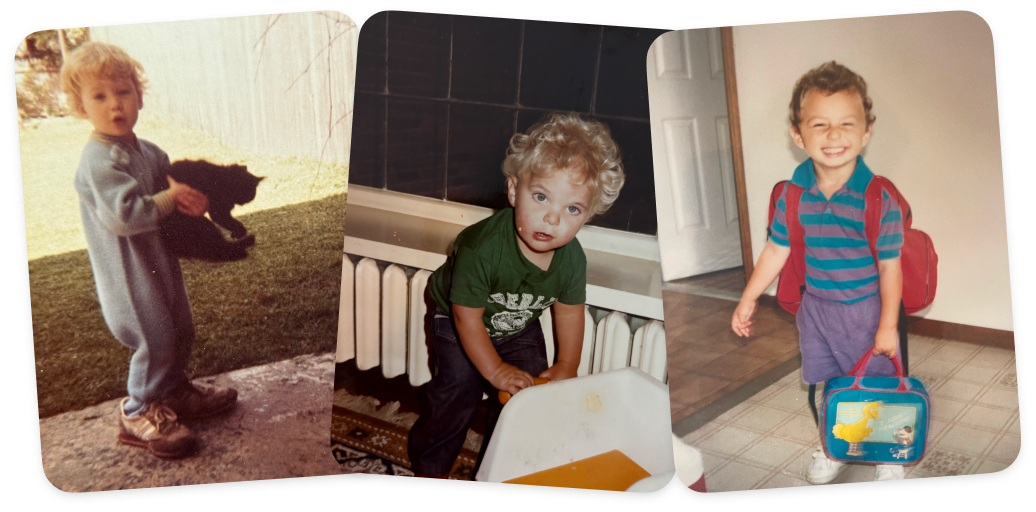 Clementine’s founders as young children