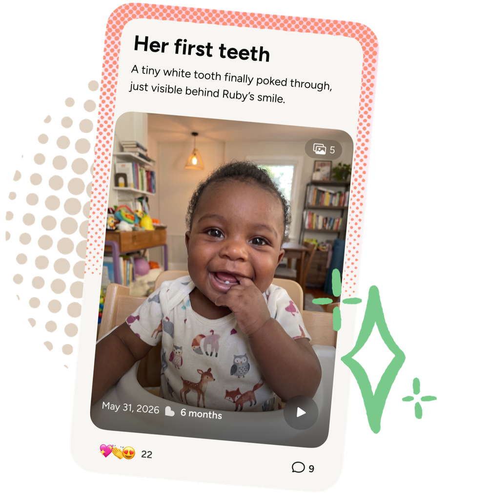 A Clementine First: Her first teeth.